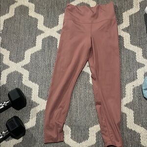 Chic rose pink  High-Waisted Leggings
